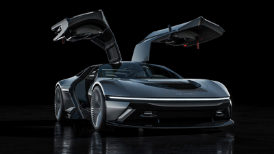 A New Corvette-Based V8 DeLorean Is On The Way With Gullwings