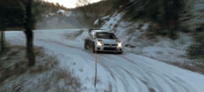 10 Epic Gifs Of Rally Drifts And Jumps In The Snow