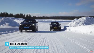 2WD Plus Winter Tyres Easily Beats 4WD In The Snow