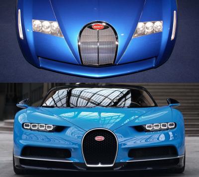 Bugatti's First Chiron Was A Lamborghini Diablo With A W18 Engine