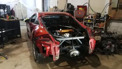 Mitsubishi Eclipse Transformed to Mid-Engined RWD DIY Supercar