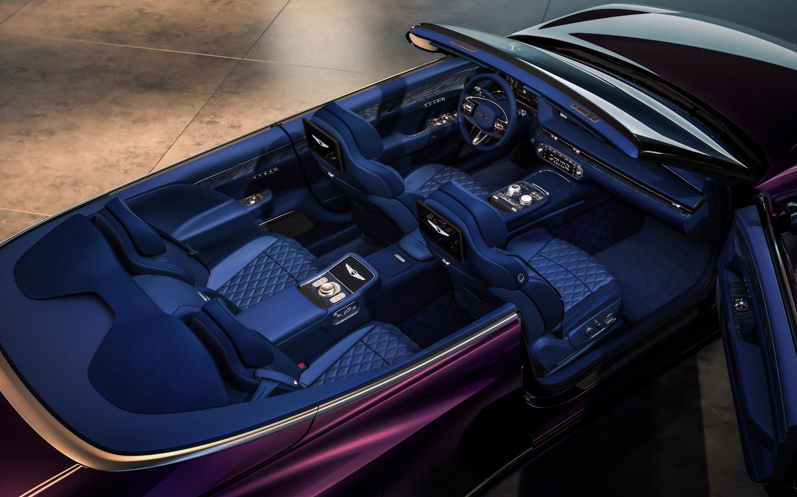 Genesis X Gran Convertible concept - interior