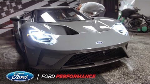 Drift Champion Takes Delivery Of His Ford GT In Predictably Smoky Way