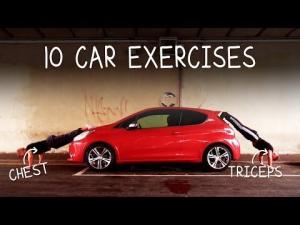10 Gym Exercises You Can Do With Your Car