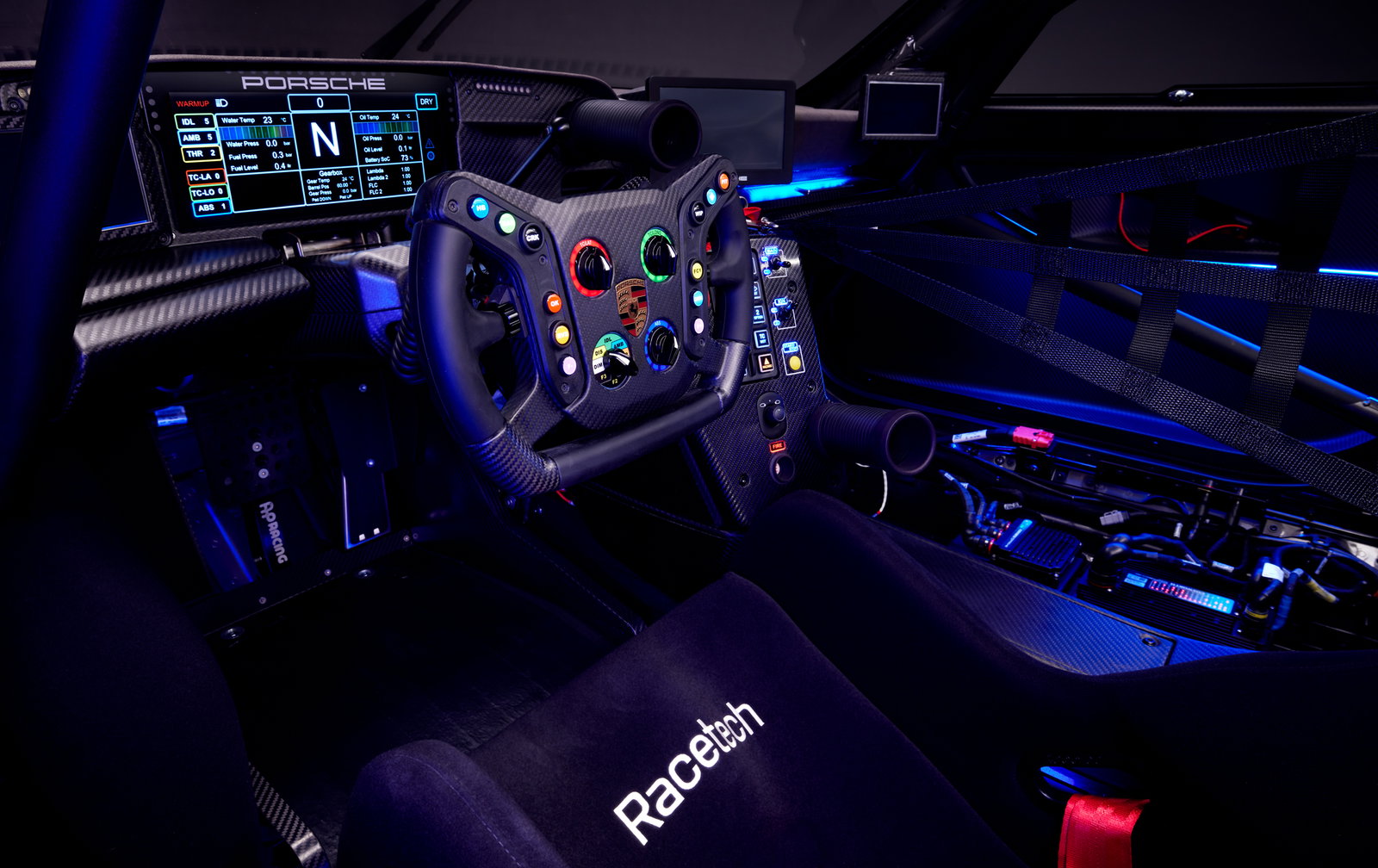 Porsche 911 GT3 R rennsport - interior