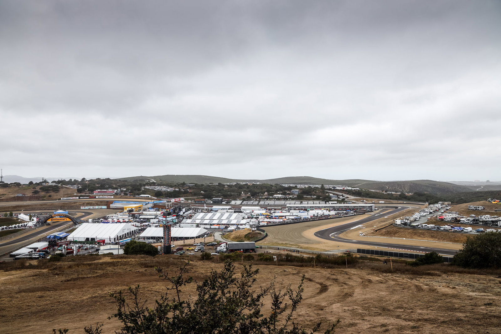Laguna Seca viewed from its highest point
