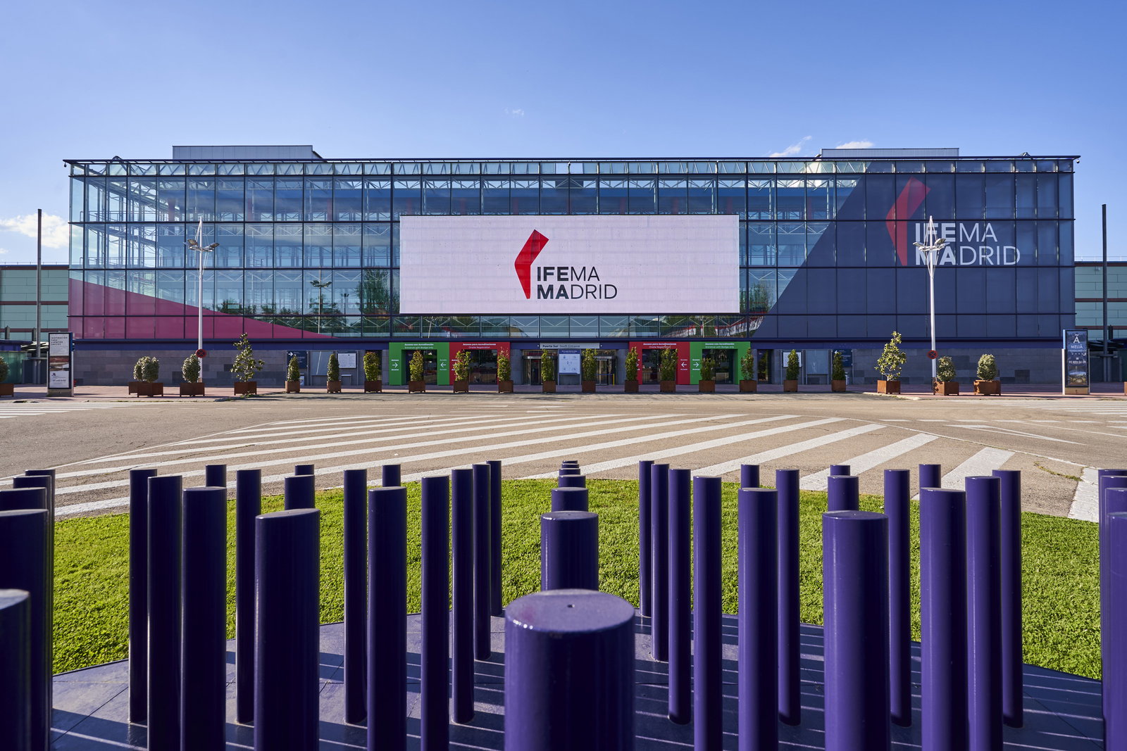 The IFEMA convention centre, around which the Madrid Street Circuit will run
