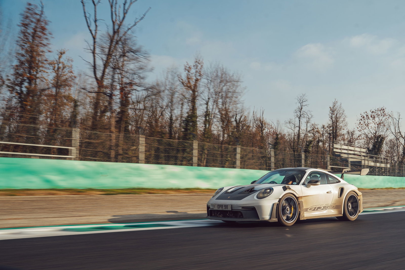 Porsche 911 GT3 RS on track at Monza