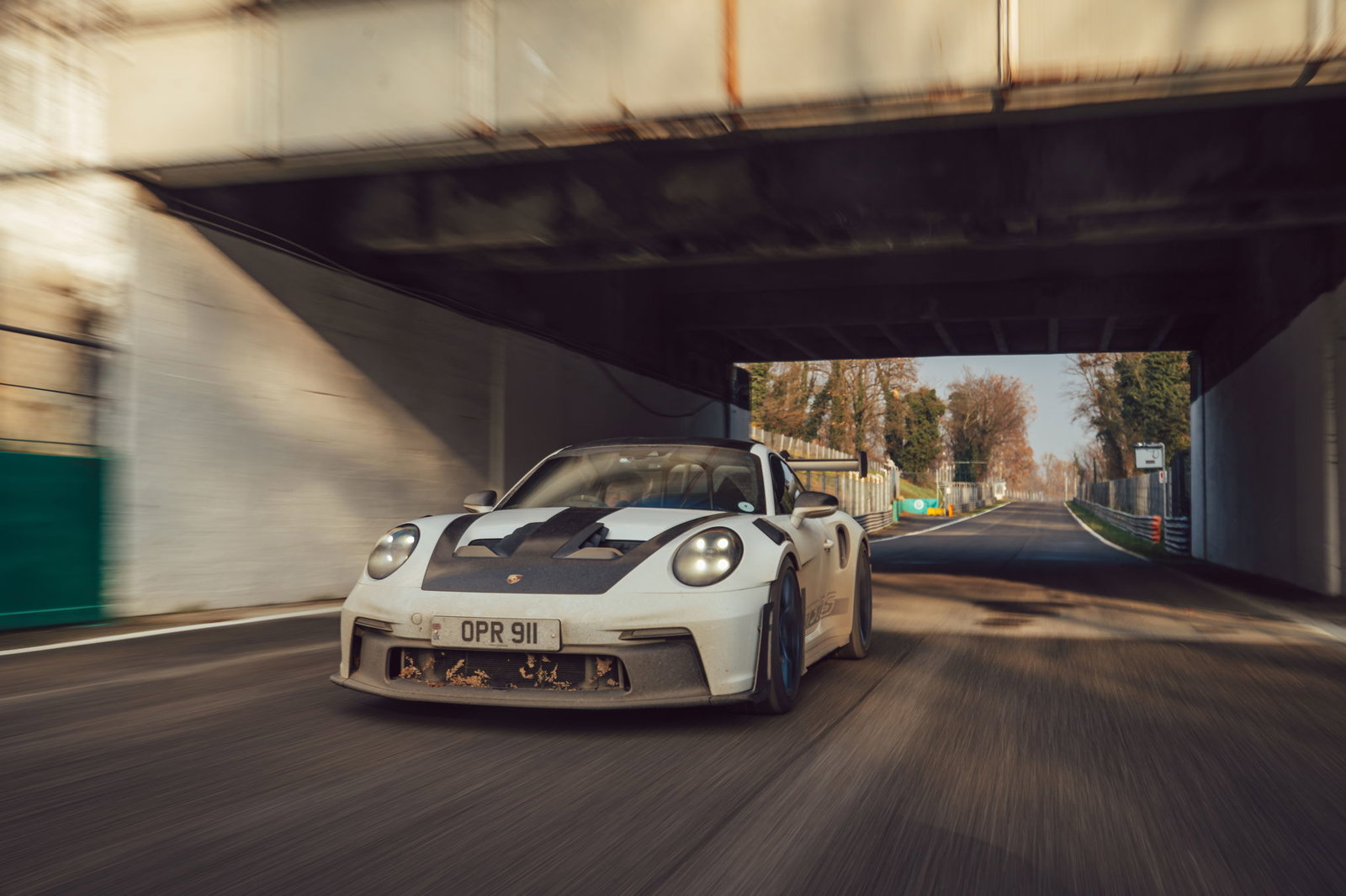 Porsche 911 GT3 RS on track at Monza