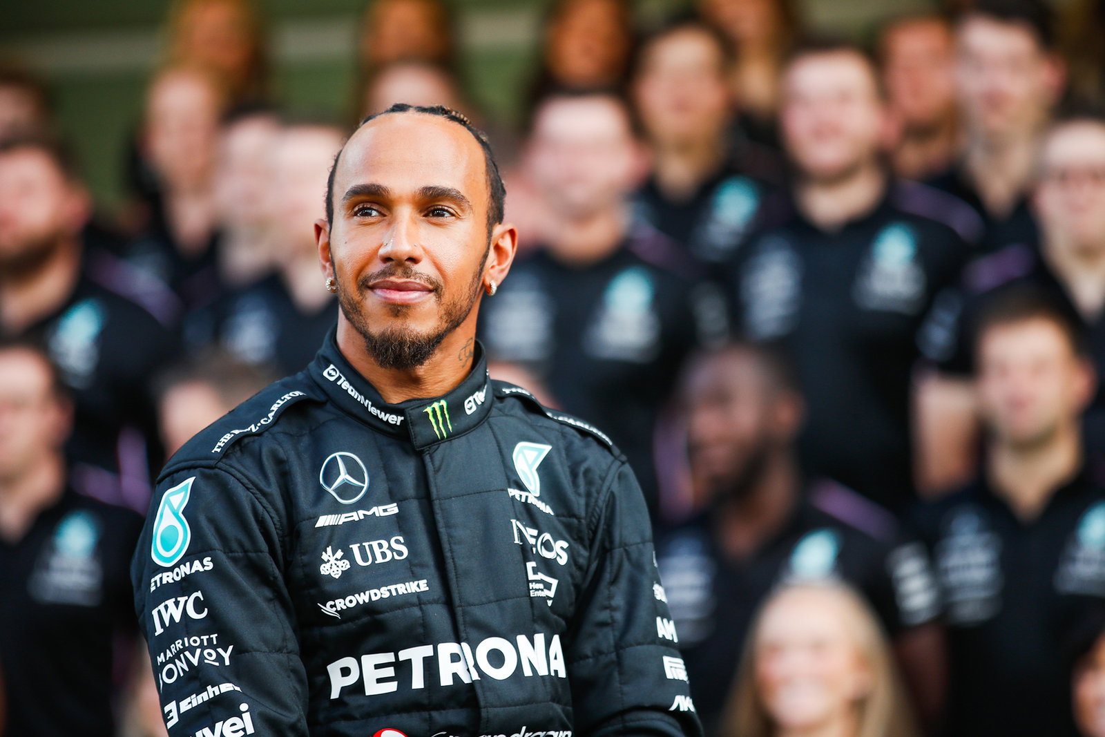 Lewis Hamilton at the 2023 Abu Dhabi Grand Prix
