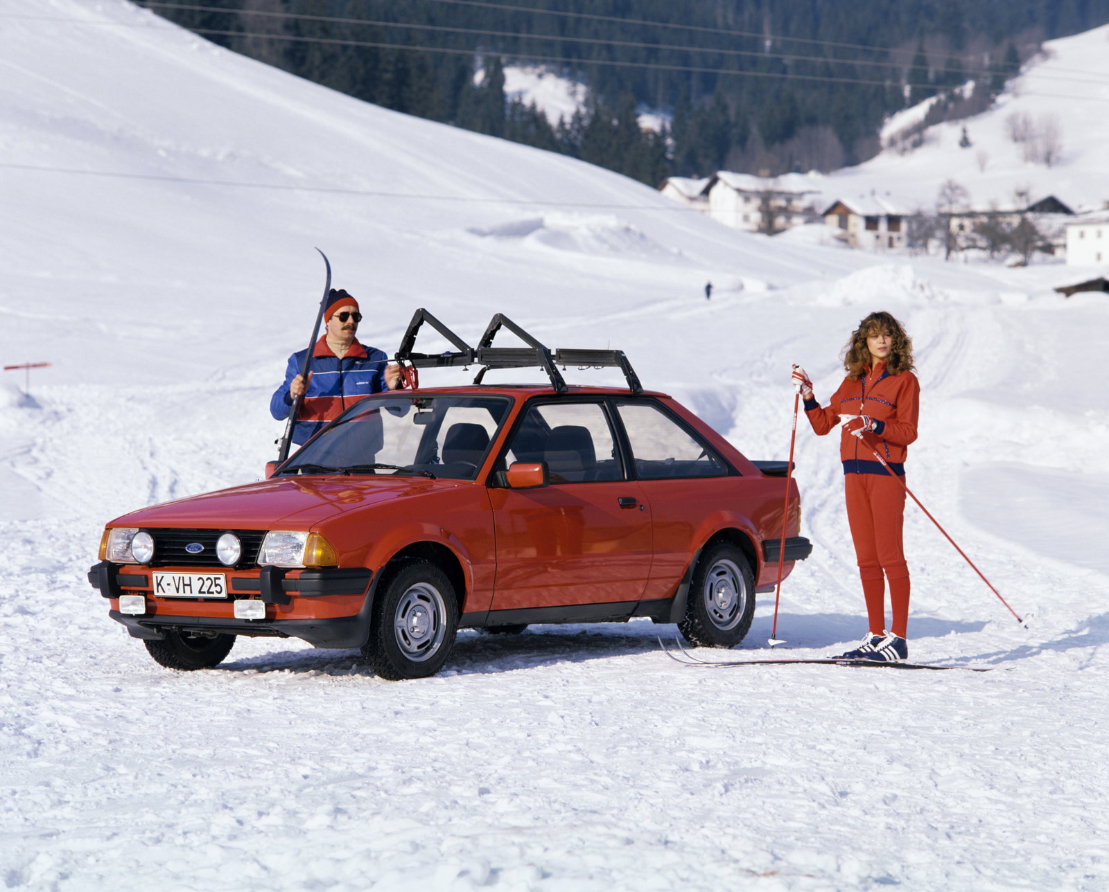 A Ford Escort XR3 promo image from 1981