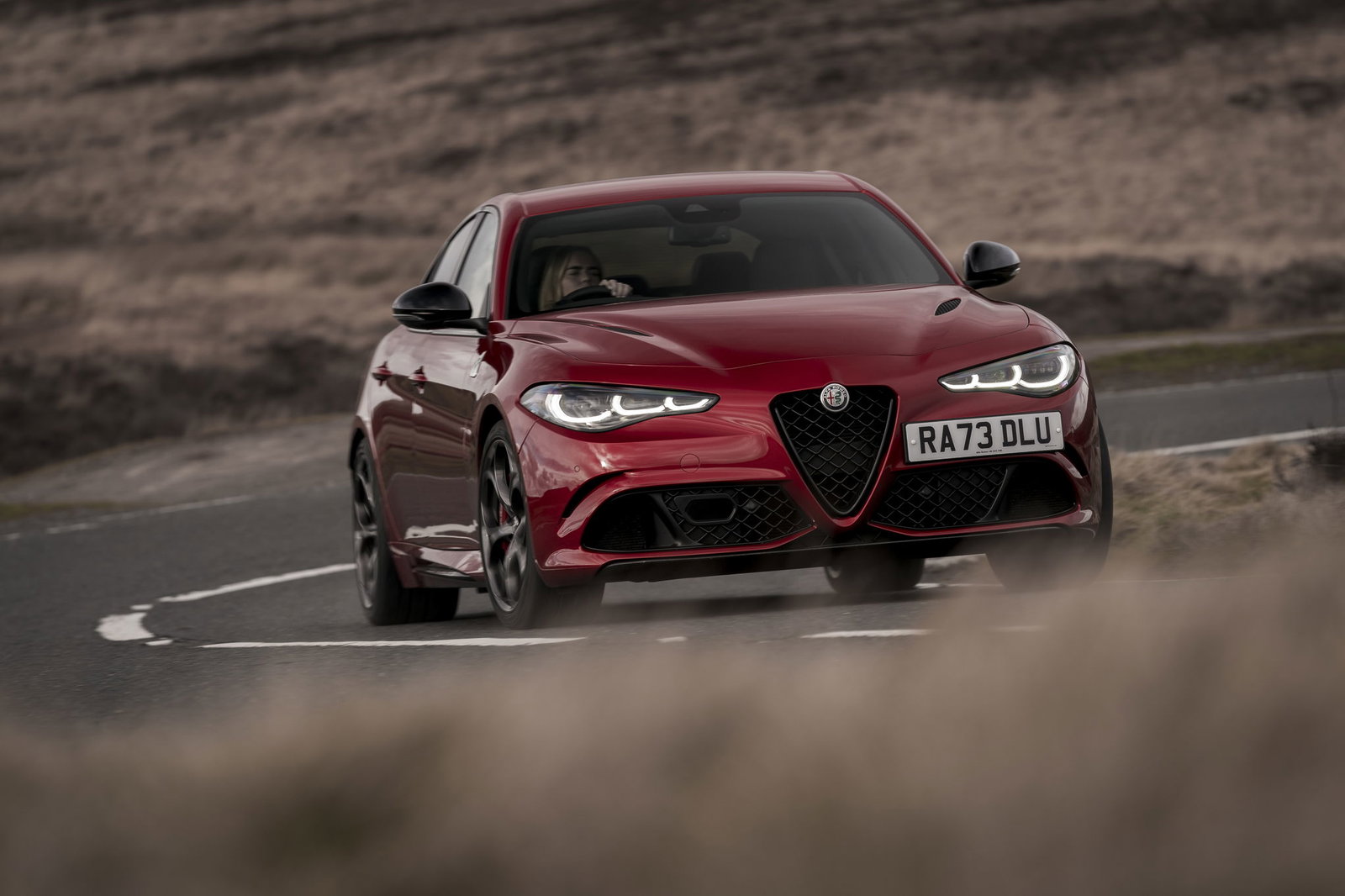 Alfa Romeo Giulia Quadrifoglio - driving