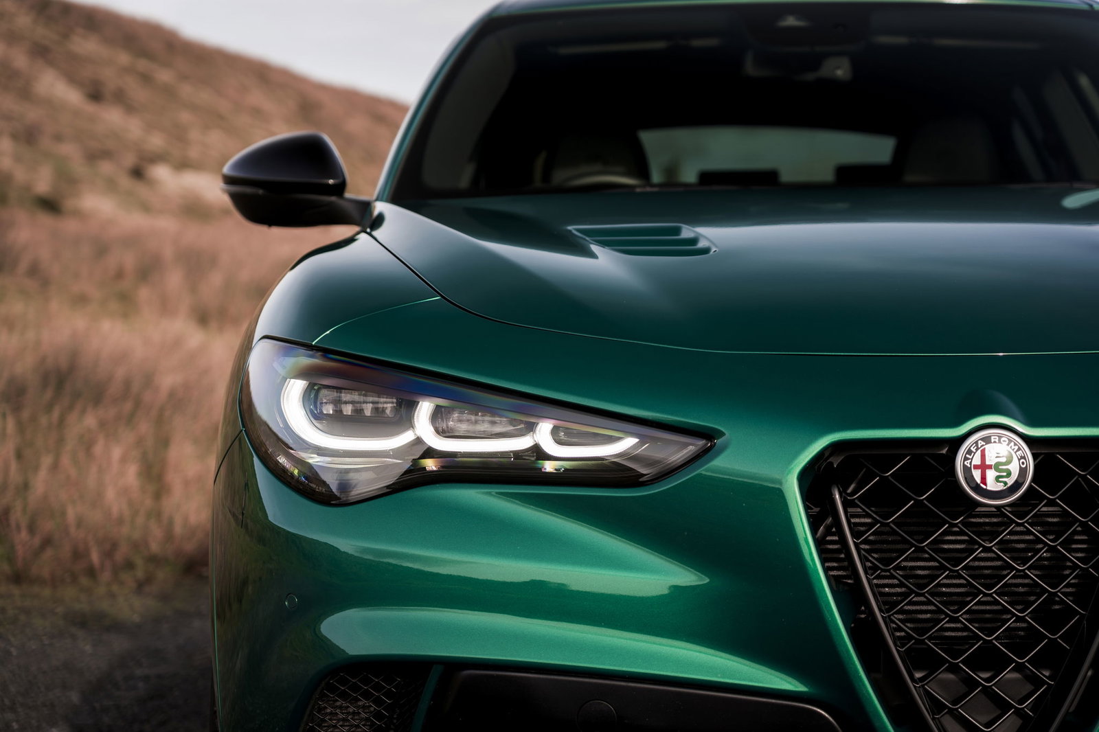 Alfa Romeo Stelvio Quadrifoglio - front detail