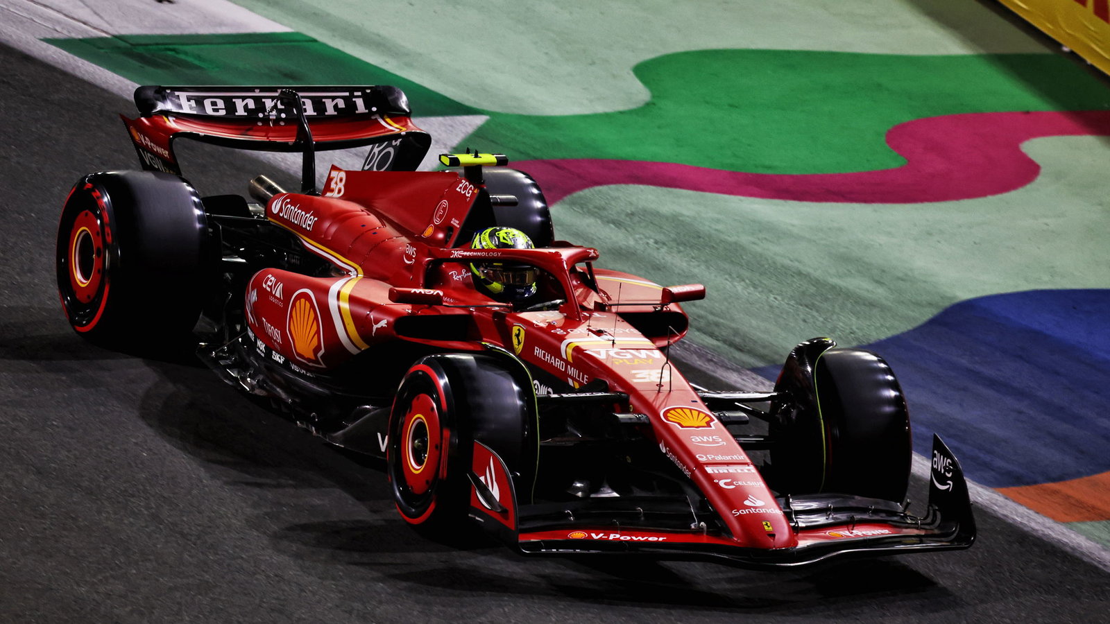 Ollie Bearman driving at the 2024 Saudi Arabian Grand Prix