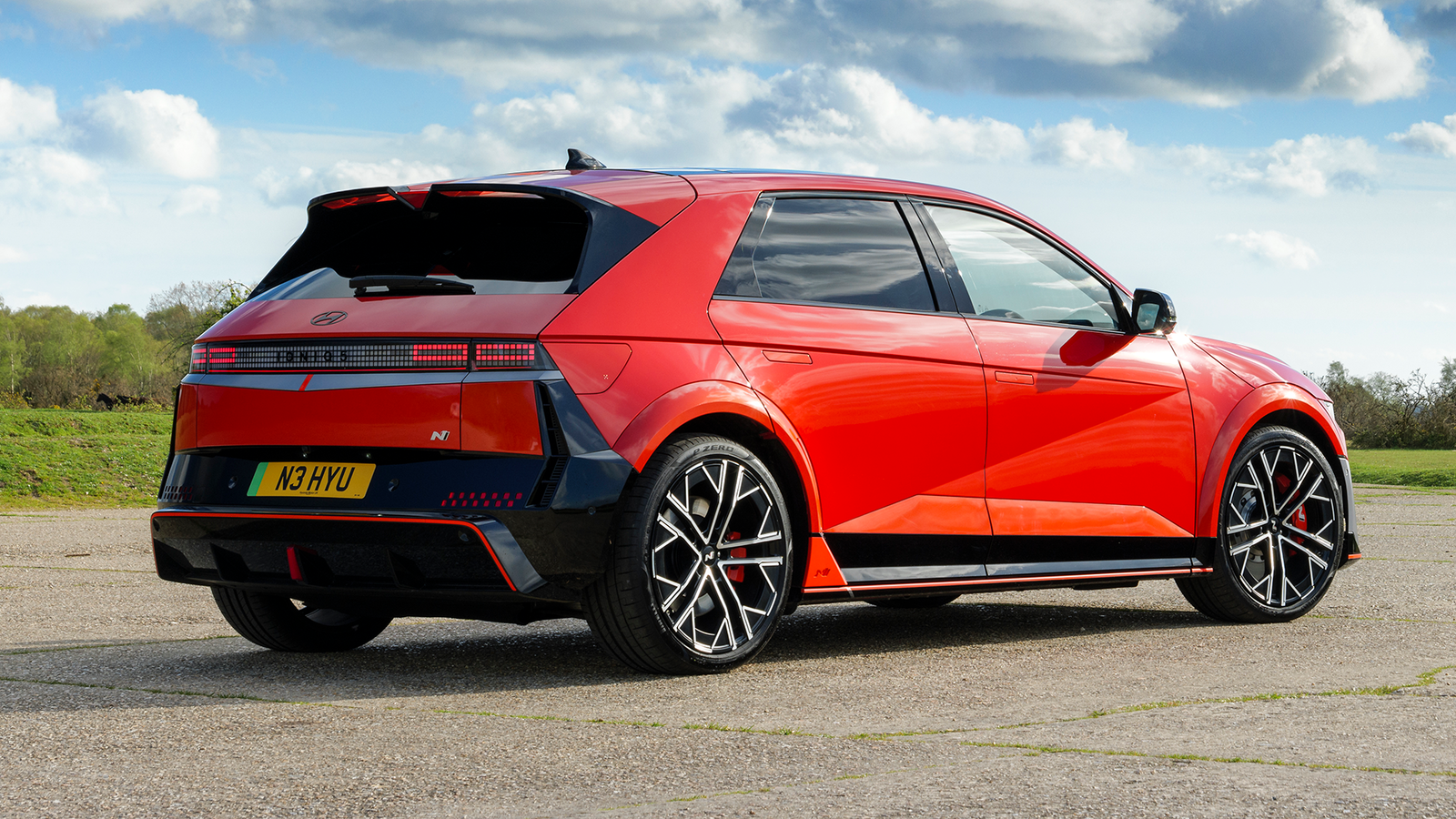 Hyundai Ioniq 5 N, Soultronic Orange, rear 3/4