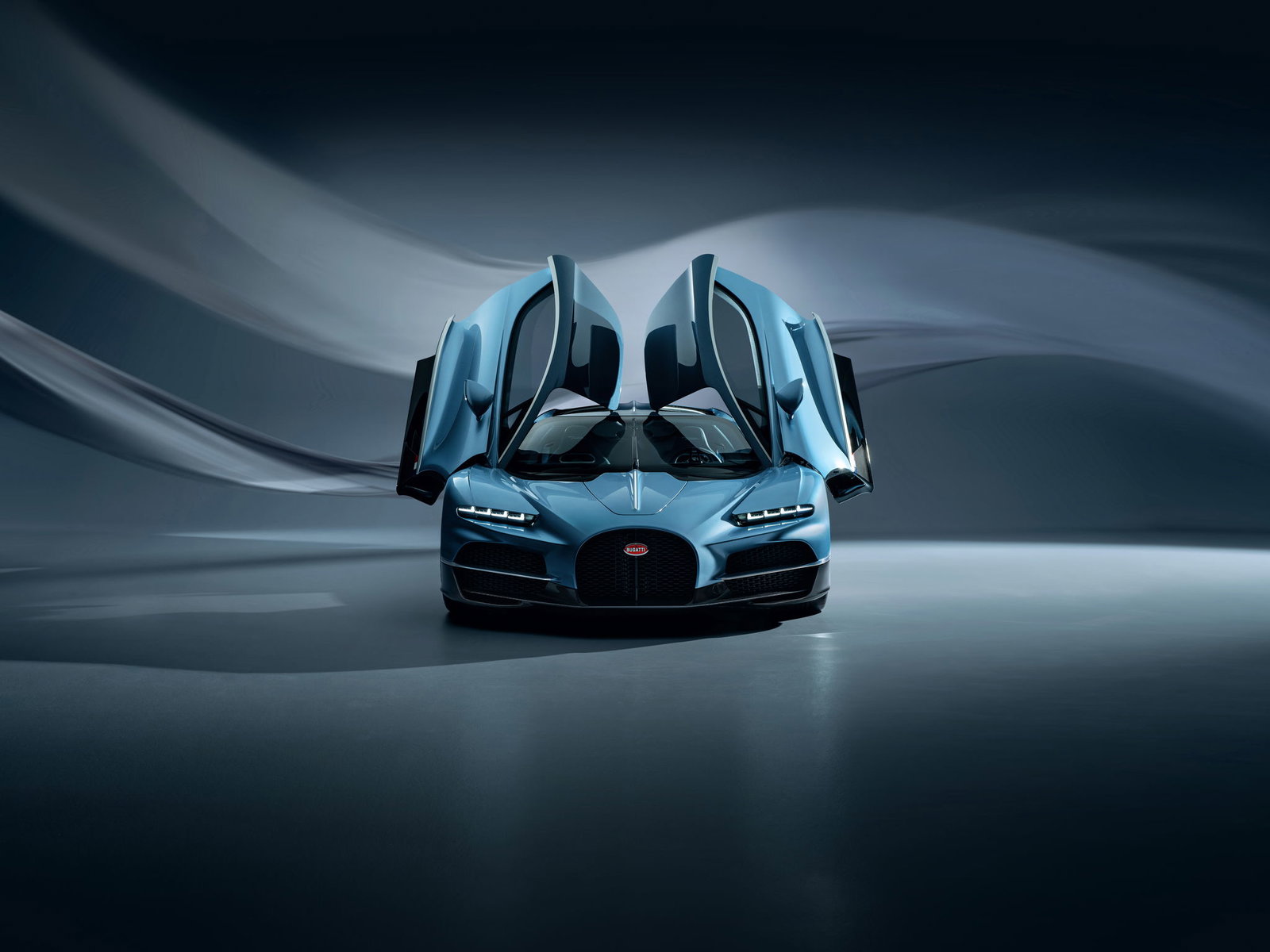 Bugatti Tourbillon - front, doors open