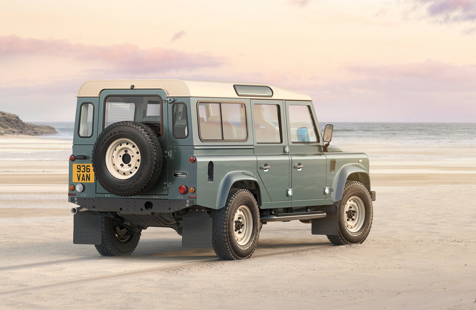 Classic Defender V8 by Works Bespoke - 110, rear