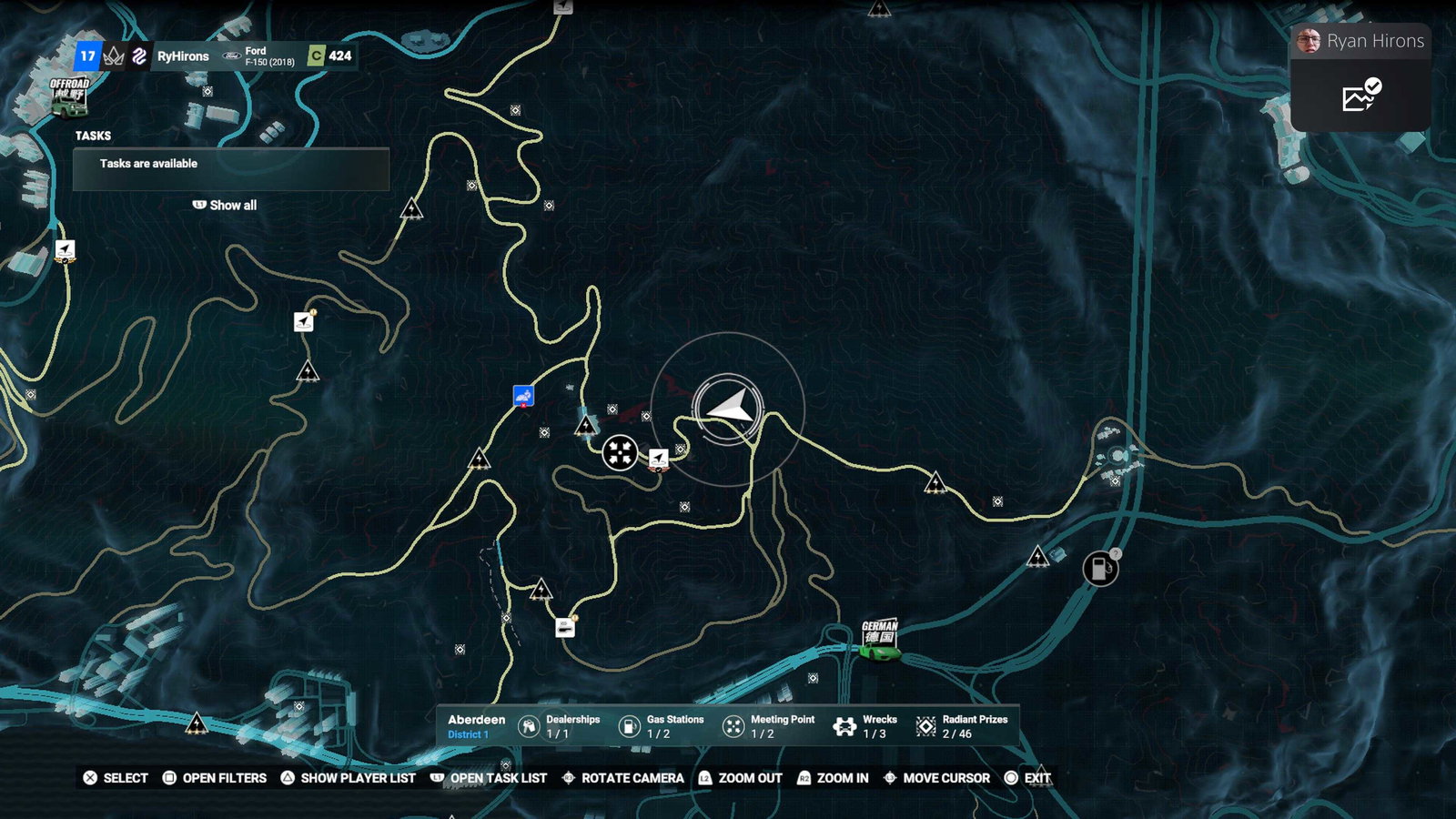 Test Drive Unlimited Solar Crown: VW Beetle Buggy Wreck Locations