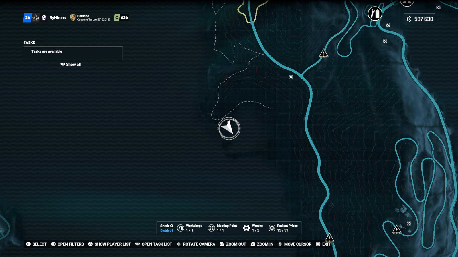 Test Drive Unlimited Solar Crown: VW Beetle Buggy Wreck Locations