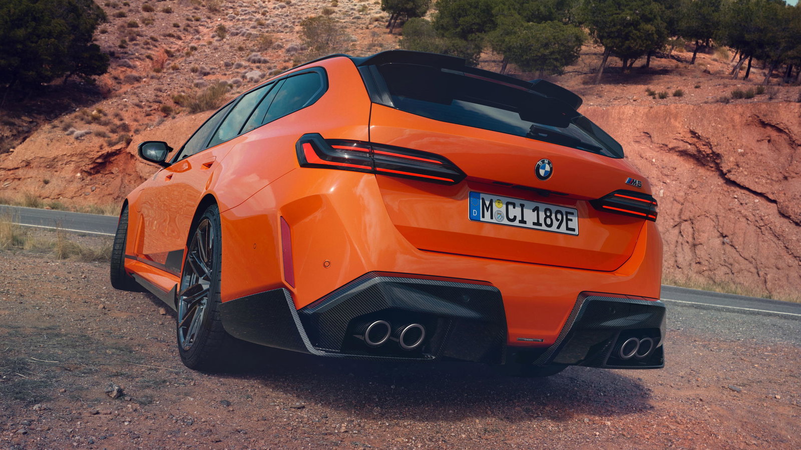 BMW M5 Touring M Performance Parts - rear