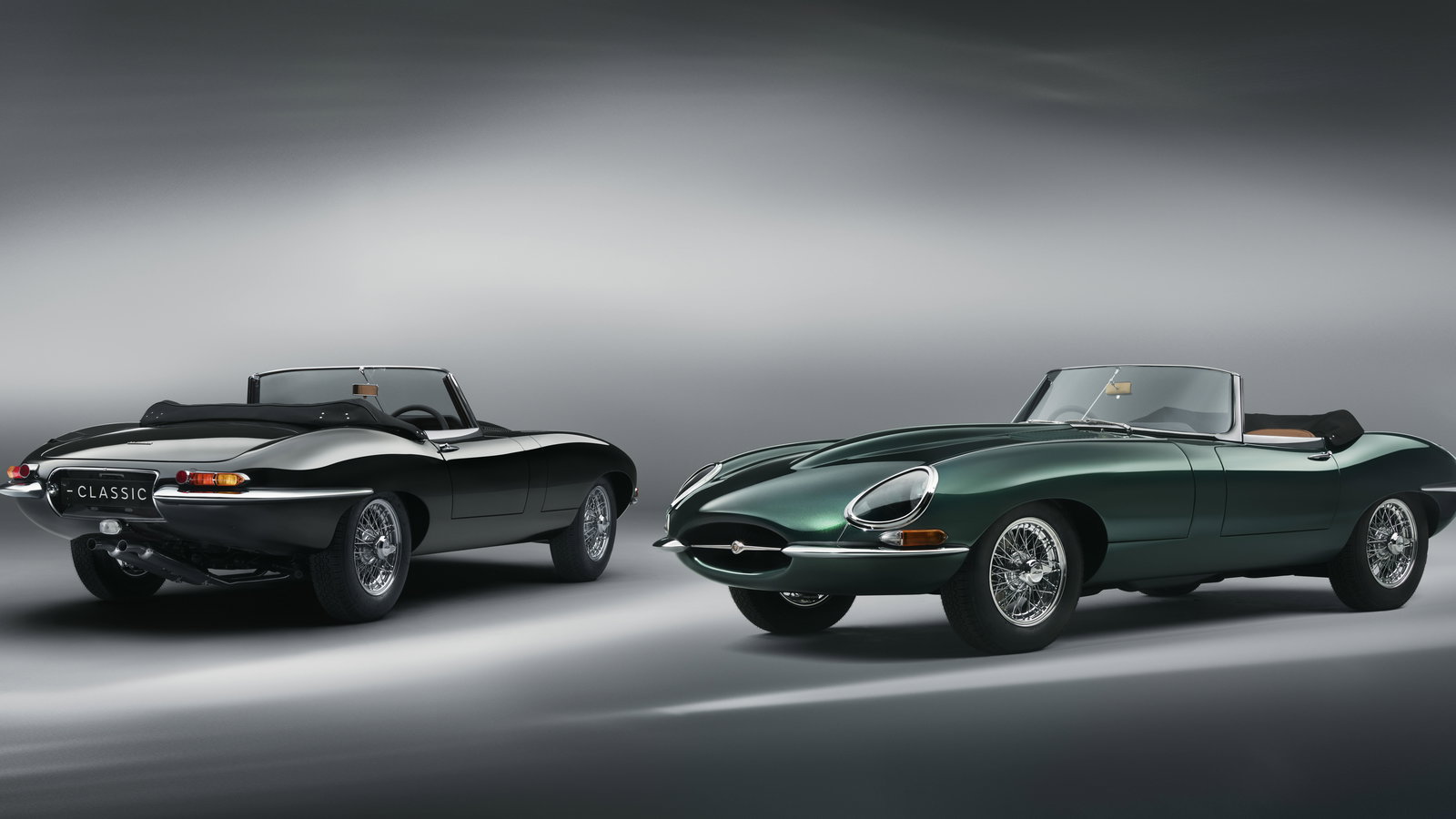 A pair of brand new Jaguar E-Types
