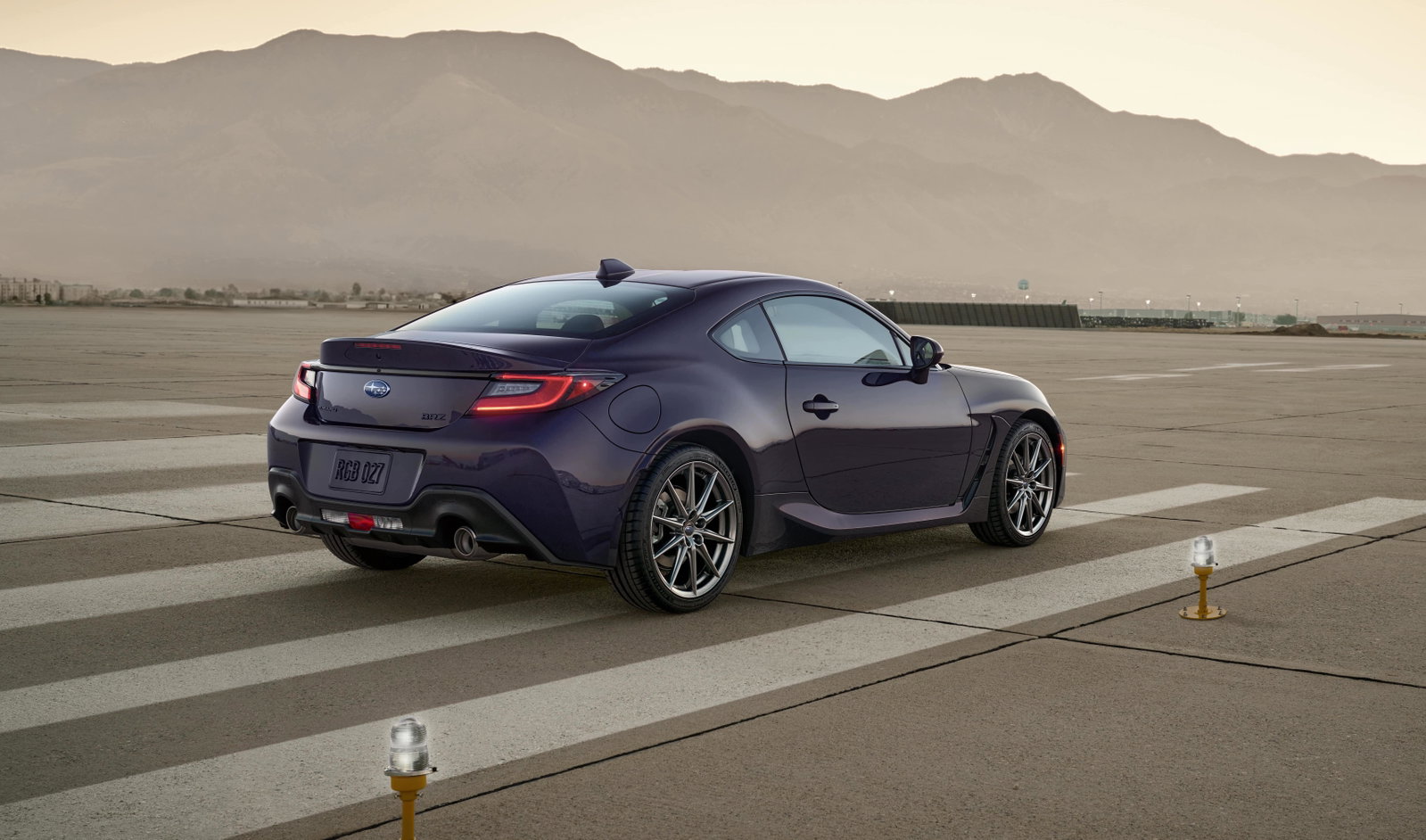 Subaru BRZ Series.Purple - rear