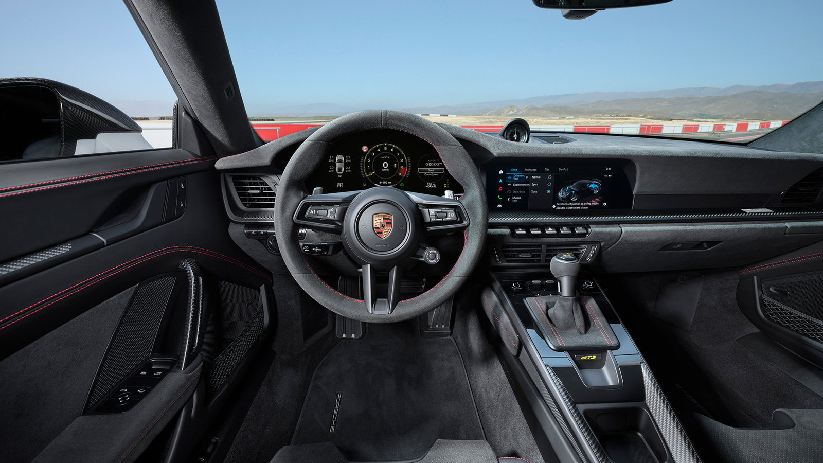 992.2 Porsche 911 GT3 interior