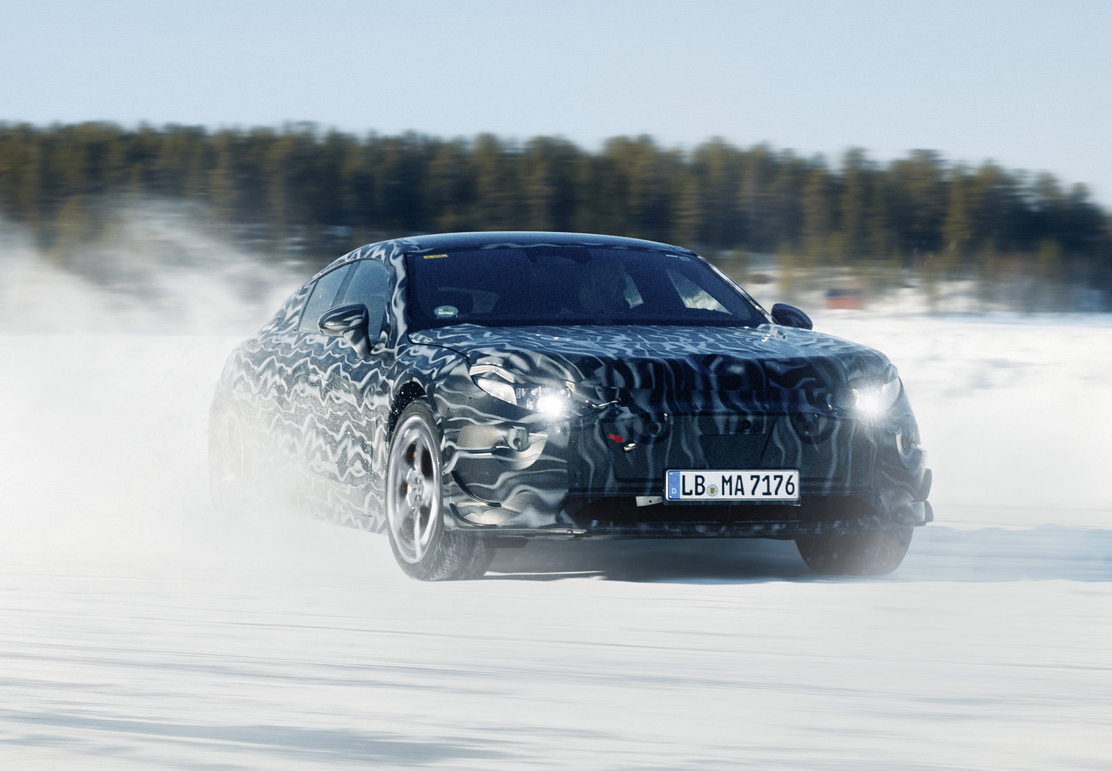 Mercedes-AMG four-door EV prototype