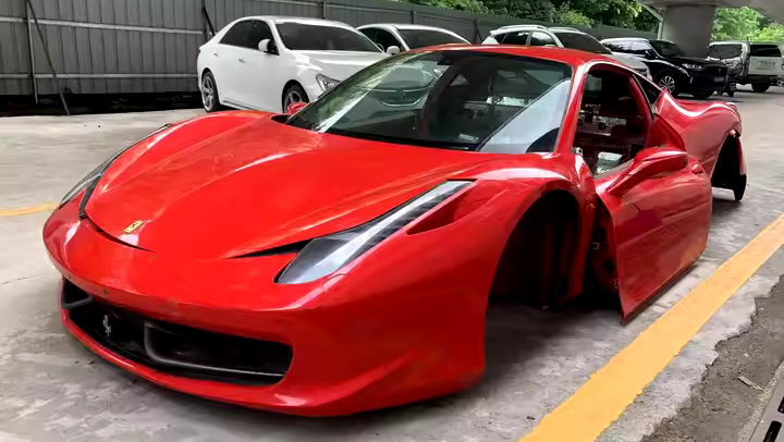 Ferrari 458 shell - front