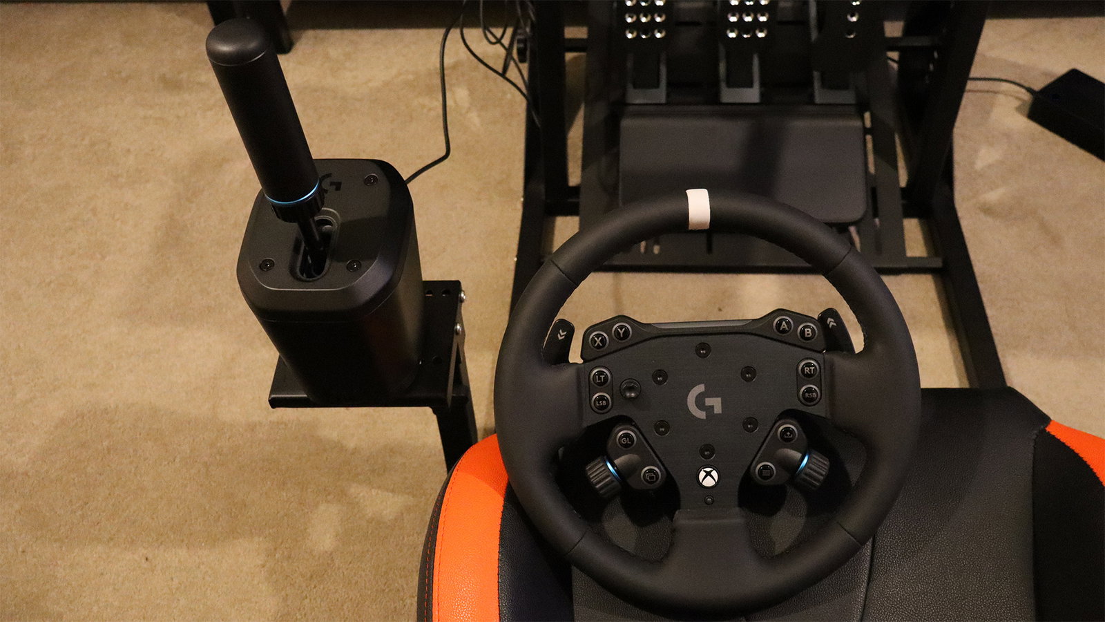Logitech RS Round Wheel, Handbrake and Shifter