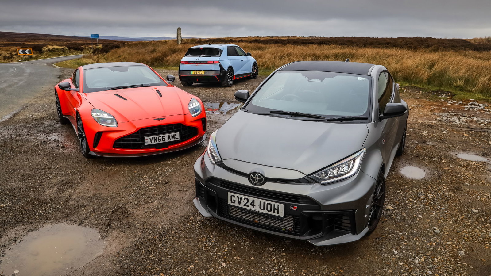 Aston Martin Vantage, Hyundai Ioniq 5 N, Toyota GR Yaris