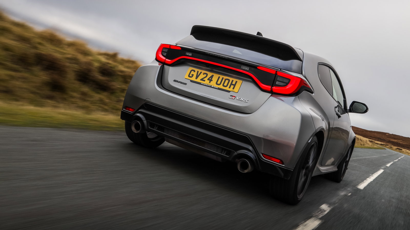 Toyota GR Yaris, rear, driving