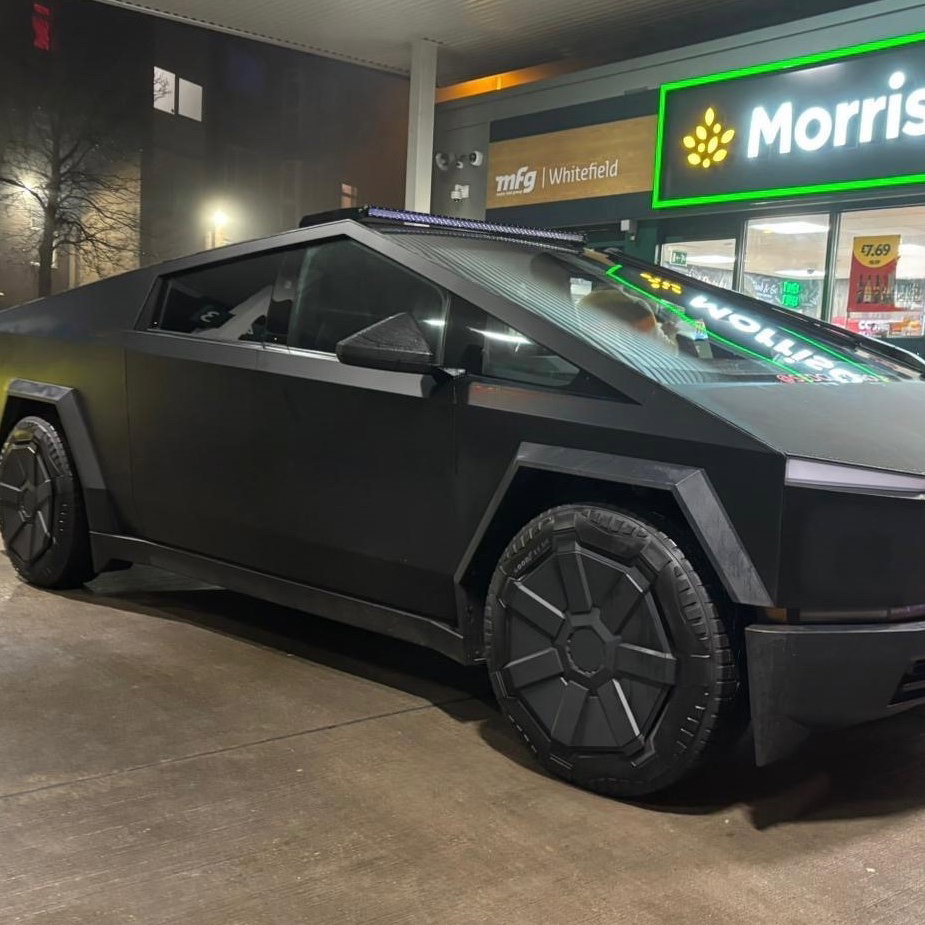 Tesla Cybertruck stopped by Greater Manchester Police