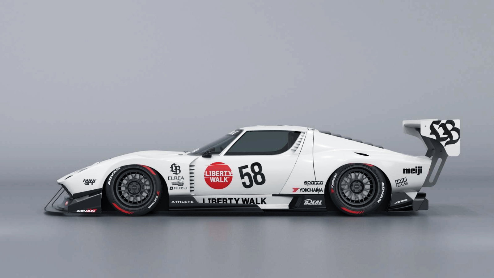 Liberty Walk Lamborghini Miura - side