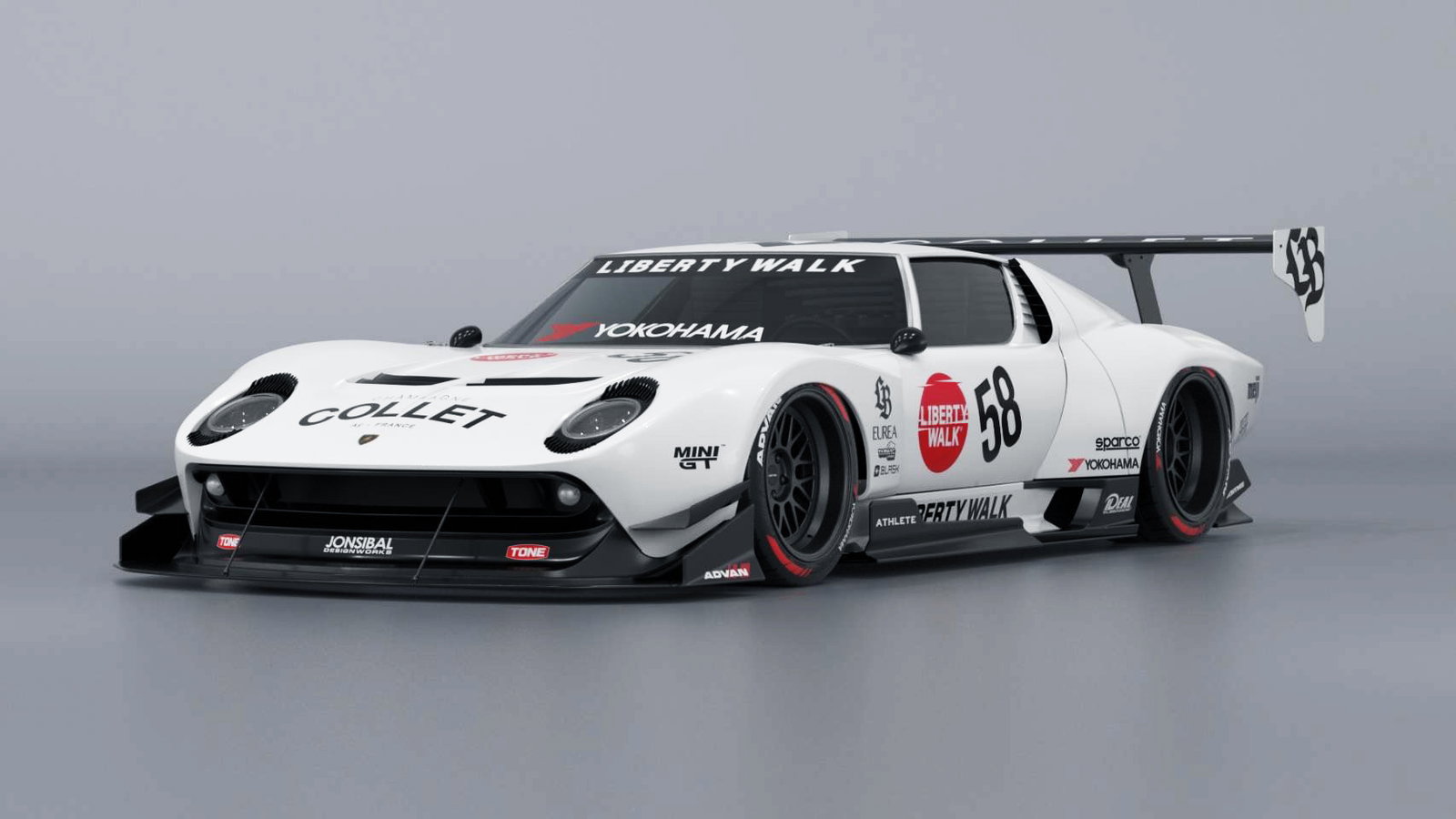 Liberty Walk Lamborghini Miura - front