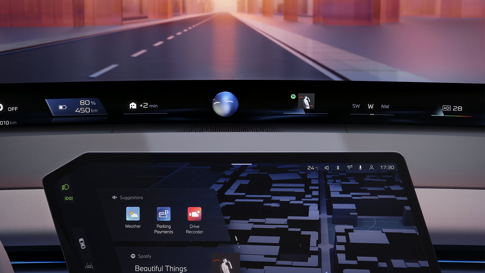 BMW iDrive X - Panoramic Vision and central screen