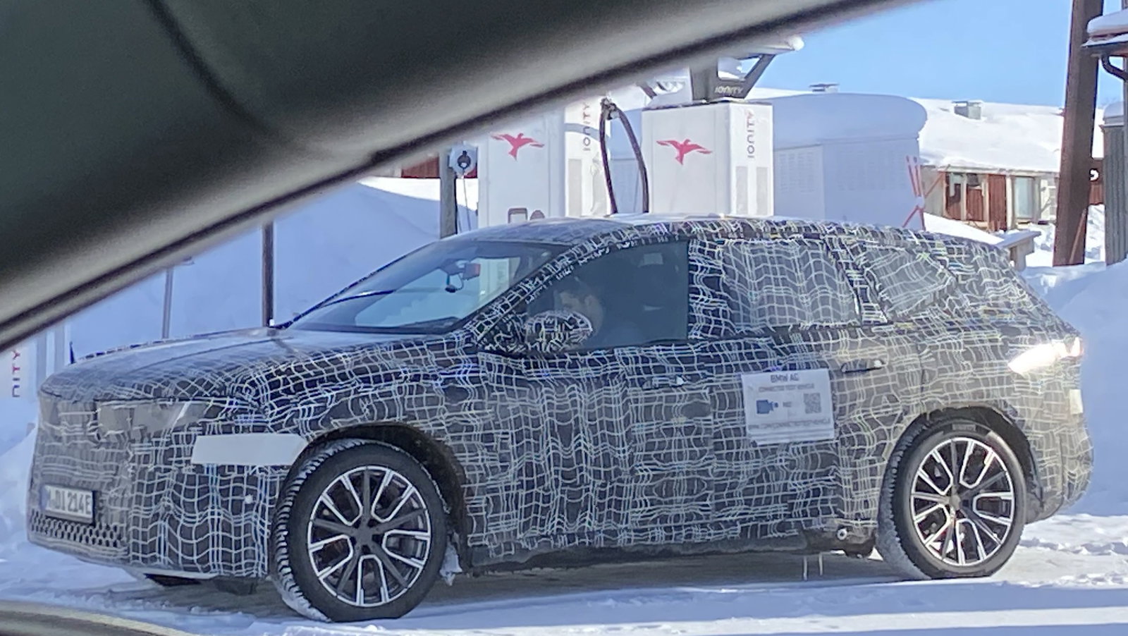 BMW iX3 prototype - front