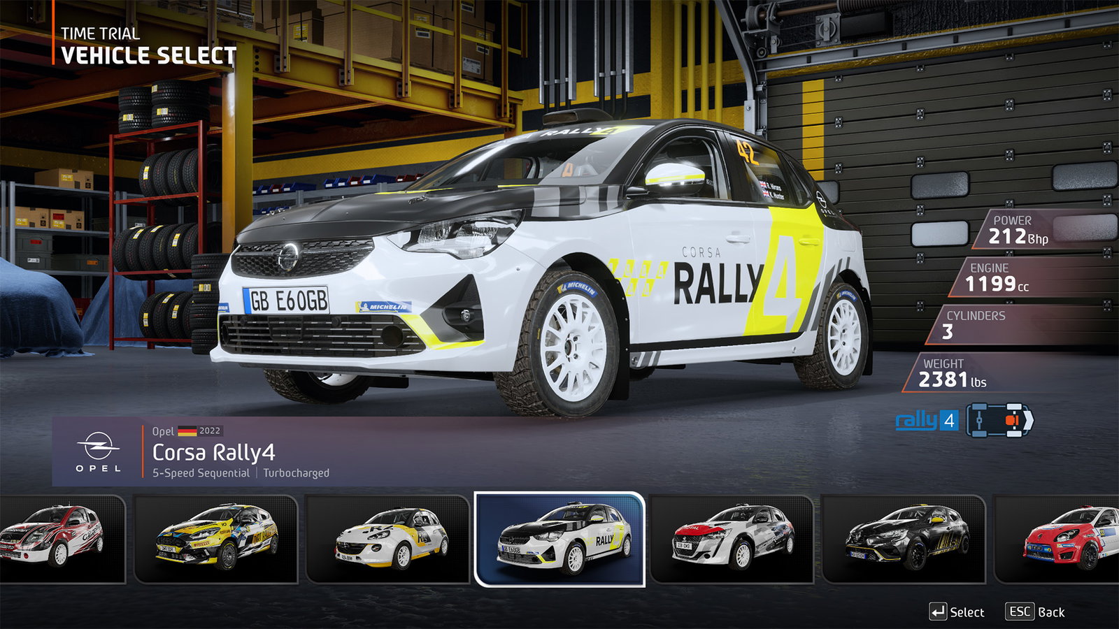 EA Sports WRC, Opel Corsa Rally4