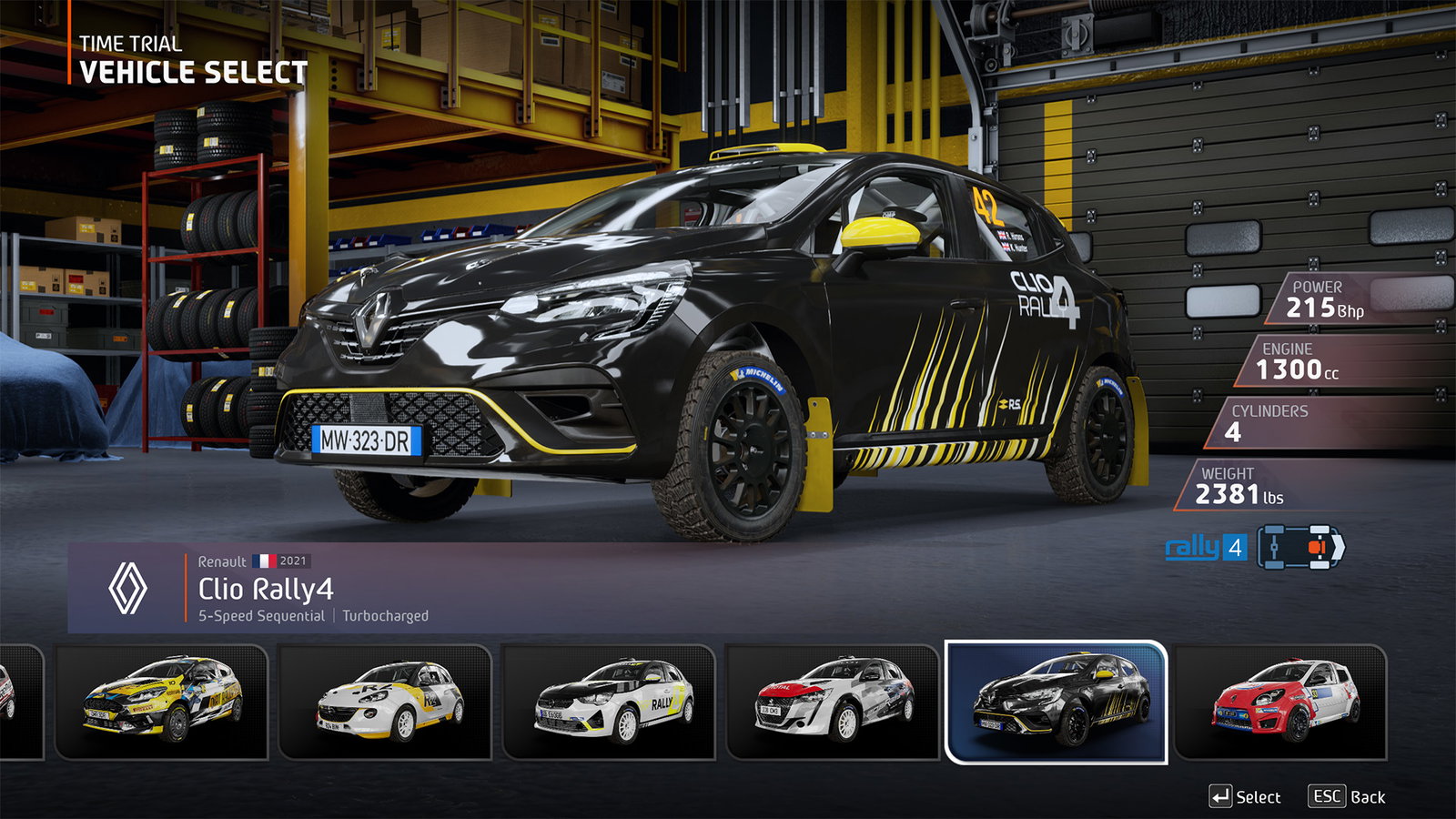 EA Sports WRC, Renault Clio Rally4