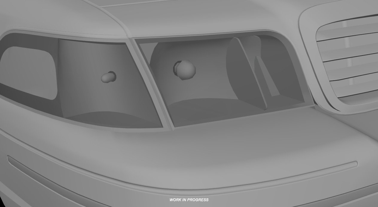 American Truck Simulator - Ford Crown Victoria detail