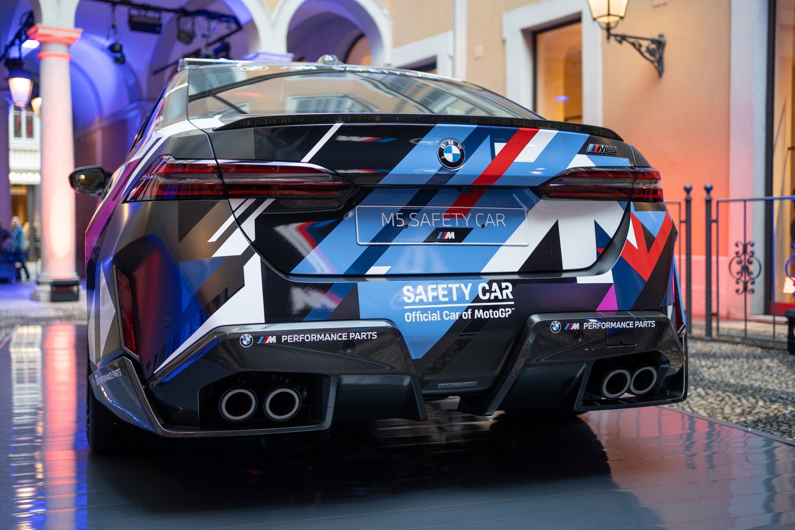 BMW M5 MotoGP safety car - rear