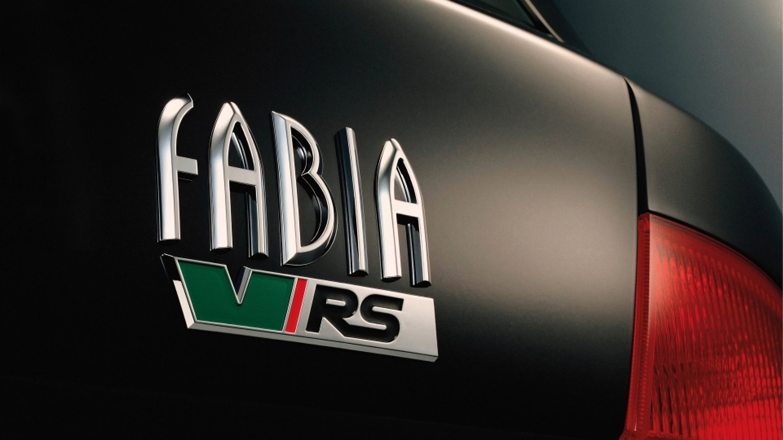 Mk1 Skoda Fabia vRS badge