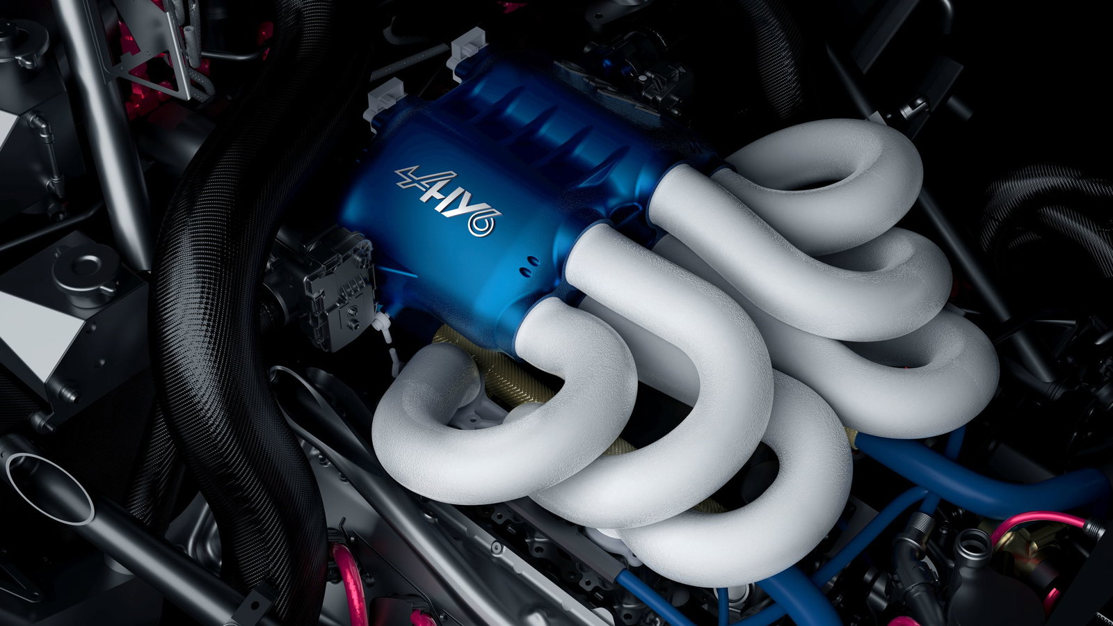Alpine Alpenglow Hy6 - engine bay