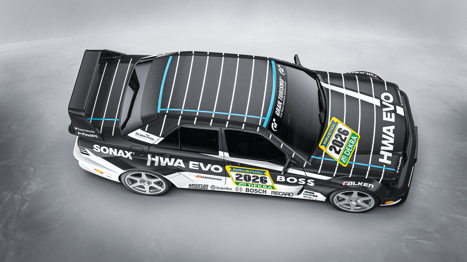 HWA Evo - DTM livery, overhead