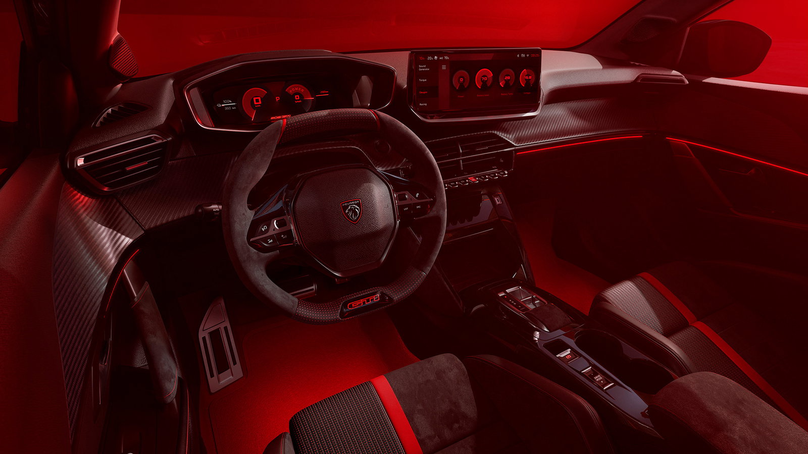 Peugeot e-208 GTi, interior