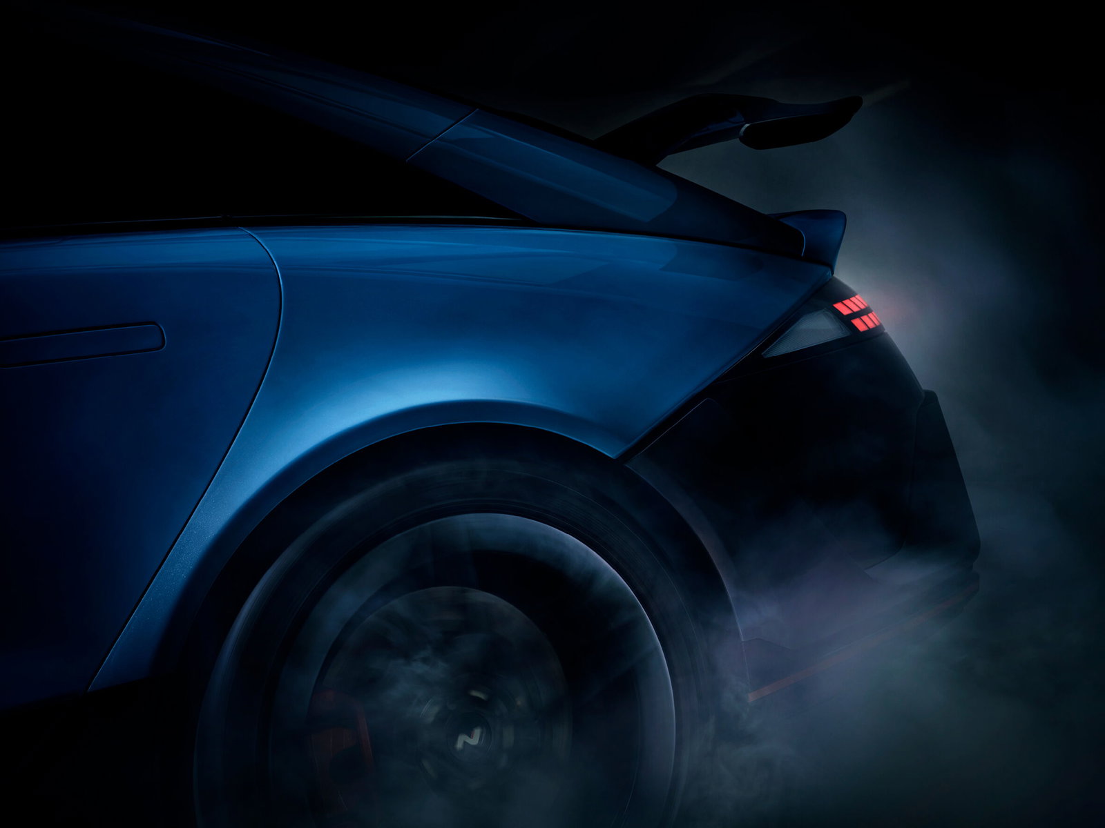 Hyundai Ioniq 6 N teaser - side detail