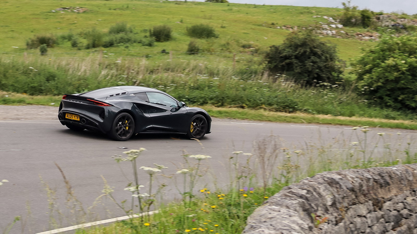 Lotus Emira Turbo SE - rear, driving