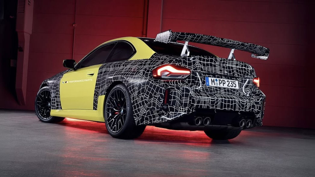 BMW M2 track day package - rear