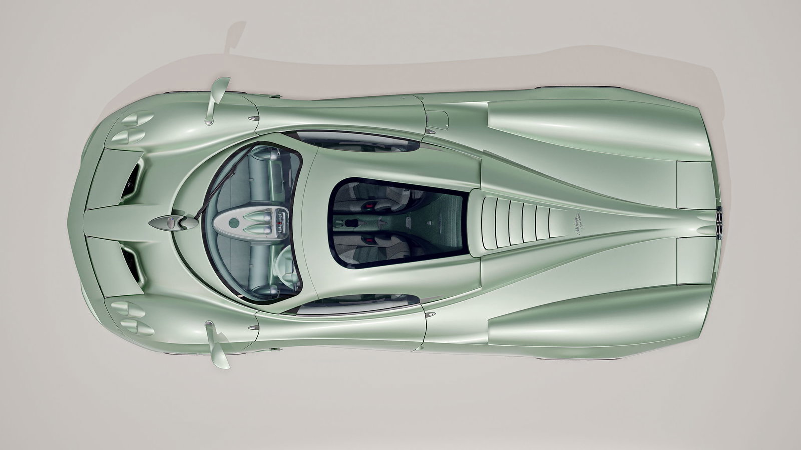 Pagani Huayra Codalunga Speedster - overhead