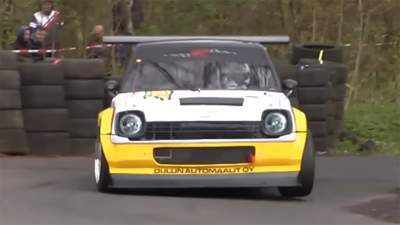 Listen To This Insane V8 Toyota Starlet Hillclimb Monster